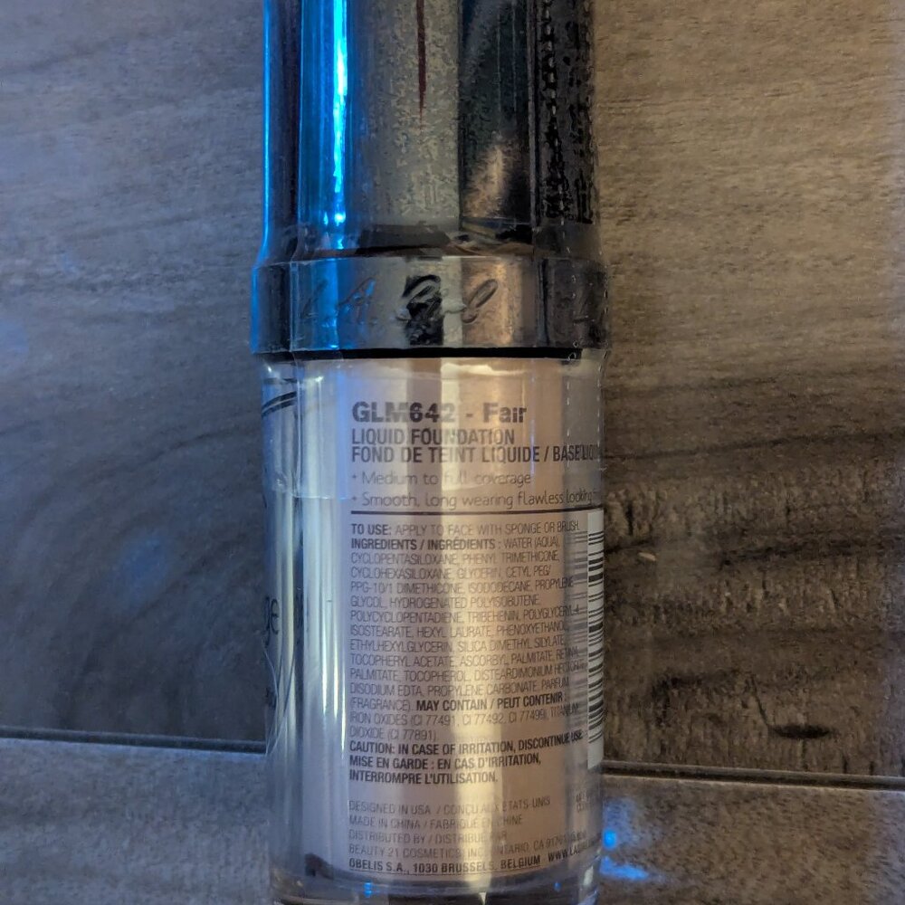 GLM642 – Fair Liquid Foundation – Medium to Full Coverage